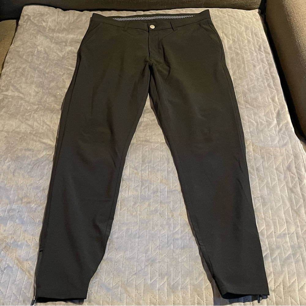 Primo golf pants mens‎ size 33 tall EUC black